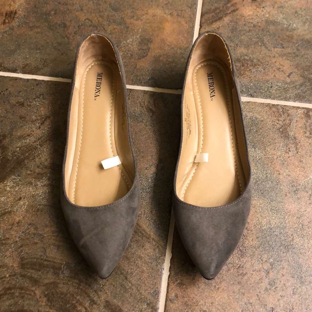 Merona grey flats